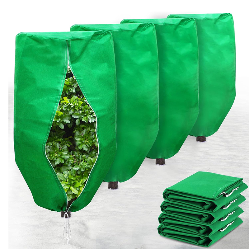 Outdoor Planting Bag - Freeze Protection Frost Covers with Zipper