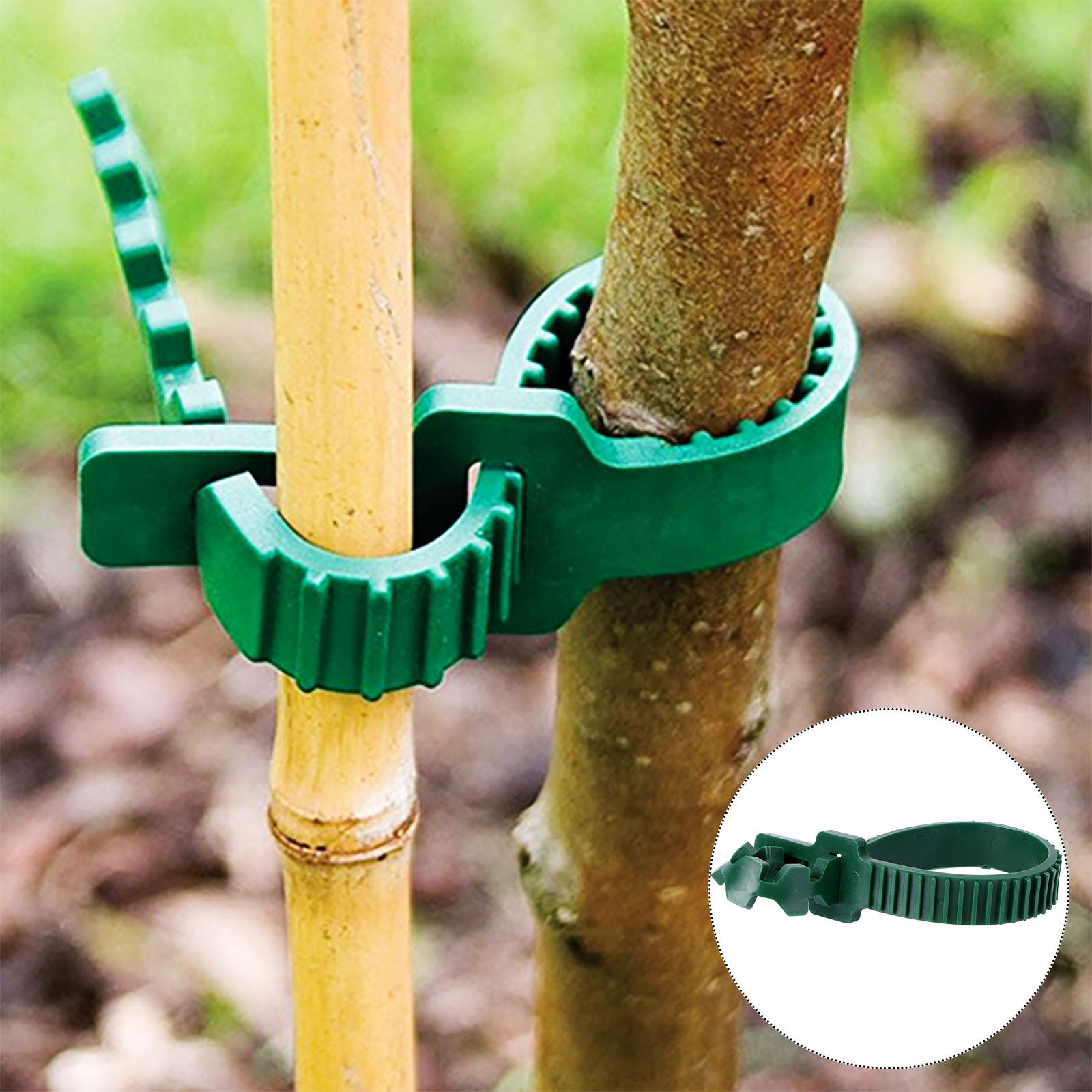 Plant Support Stake - 20Pcs Vine Fixing Buckle Garden Plant