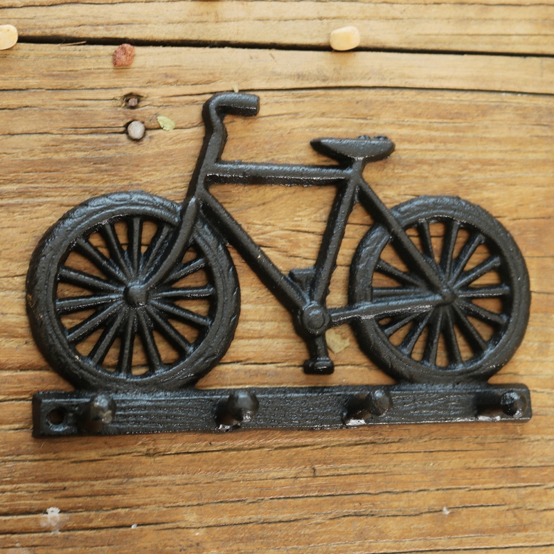 Vintage Black Cast Iron Bicycl - Gardening Tools Cartoon 评论和价格