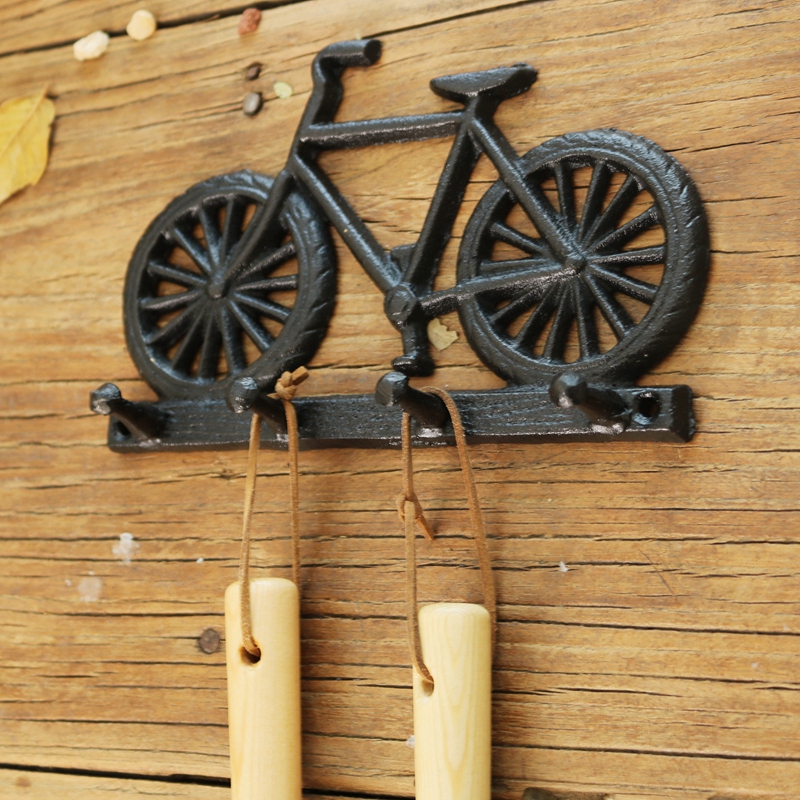 Vintage Black Cast Iron Bicycl - Gardening Tools Cartoon 评论和价格