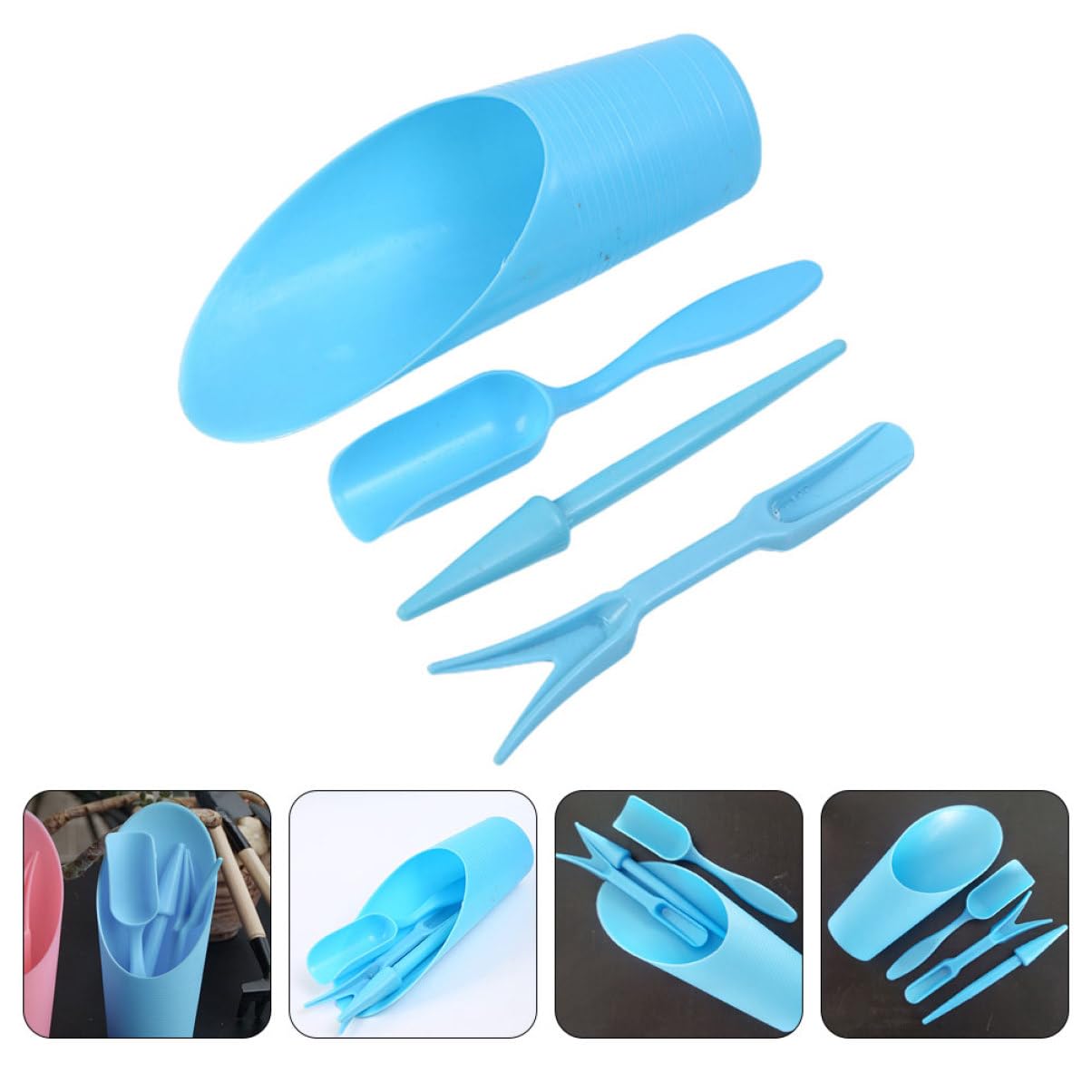 4pcs/set, Plastic Durable Buck - Gardening Tools Shovel 评论和价格