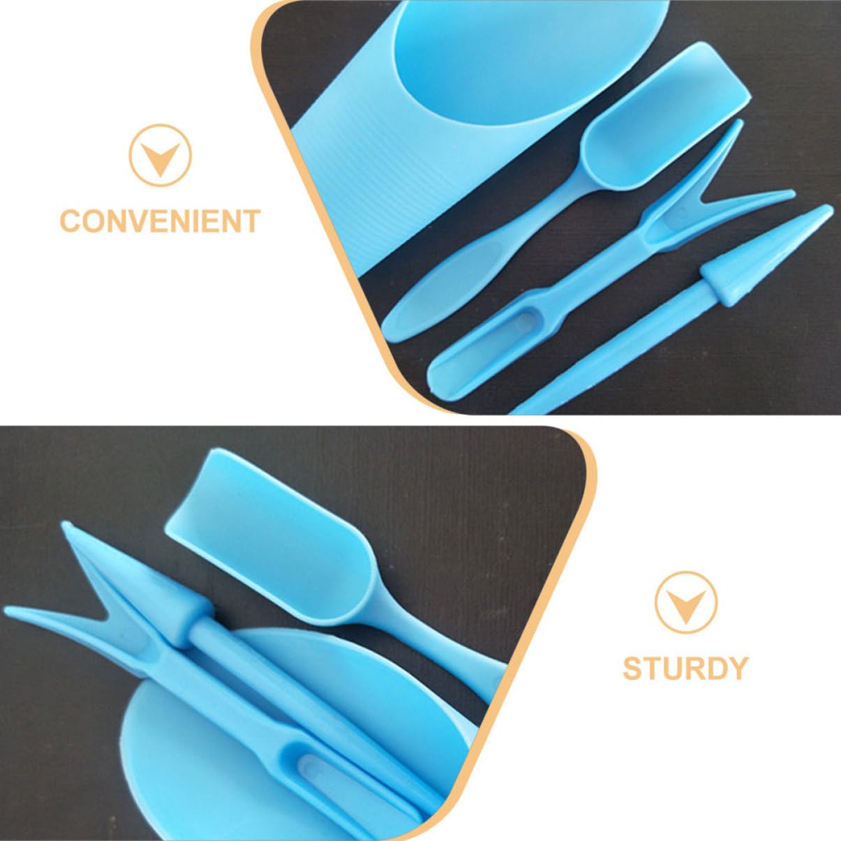 4pcs/set, Plastic Durable Buck - Gardening Tools Shovel 评论和价格