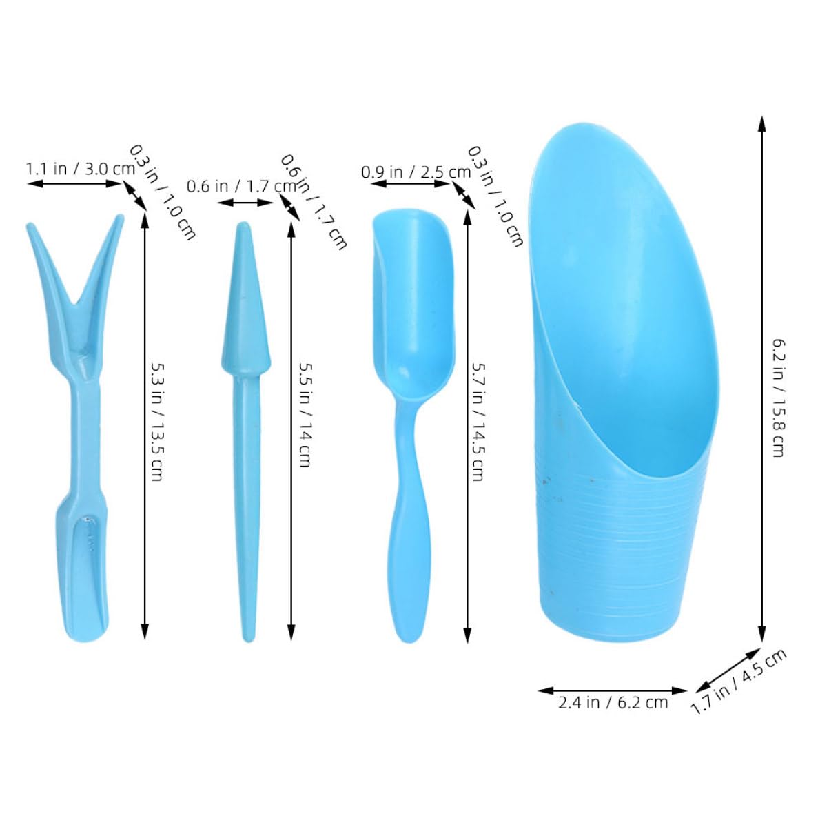 4pcs/set, Plastic Durable Buck - Gardening Tools Shovel 评论和价格