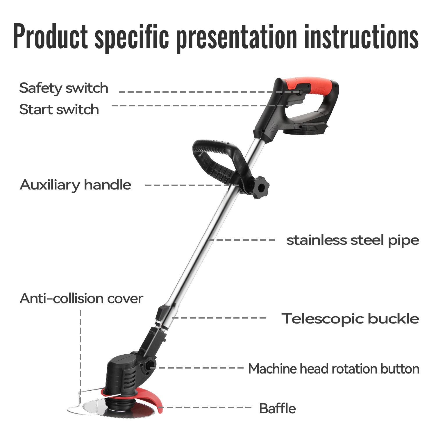 Lithium Electric Grass Trimmer - Gardening Tools Lawn Mower 评论和价格