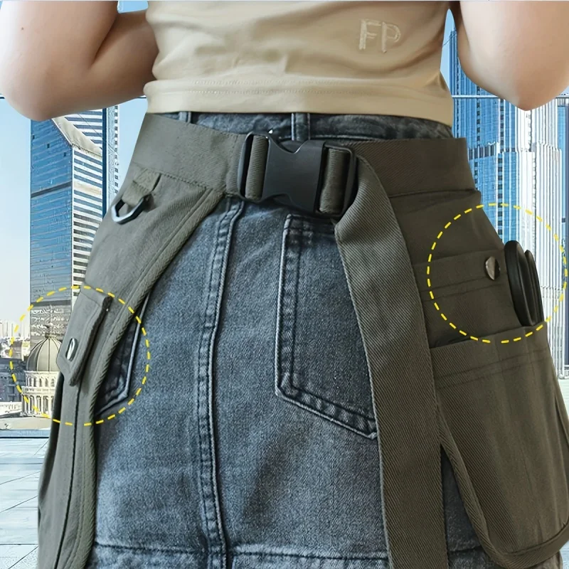 1pc Multi-Pocket Canvas Tool A - Gardening Tools Cartoon 评论和价格