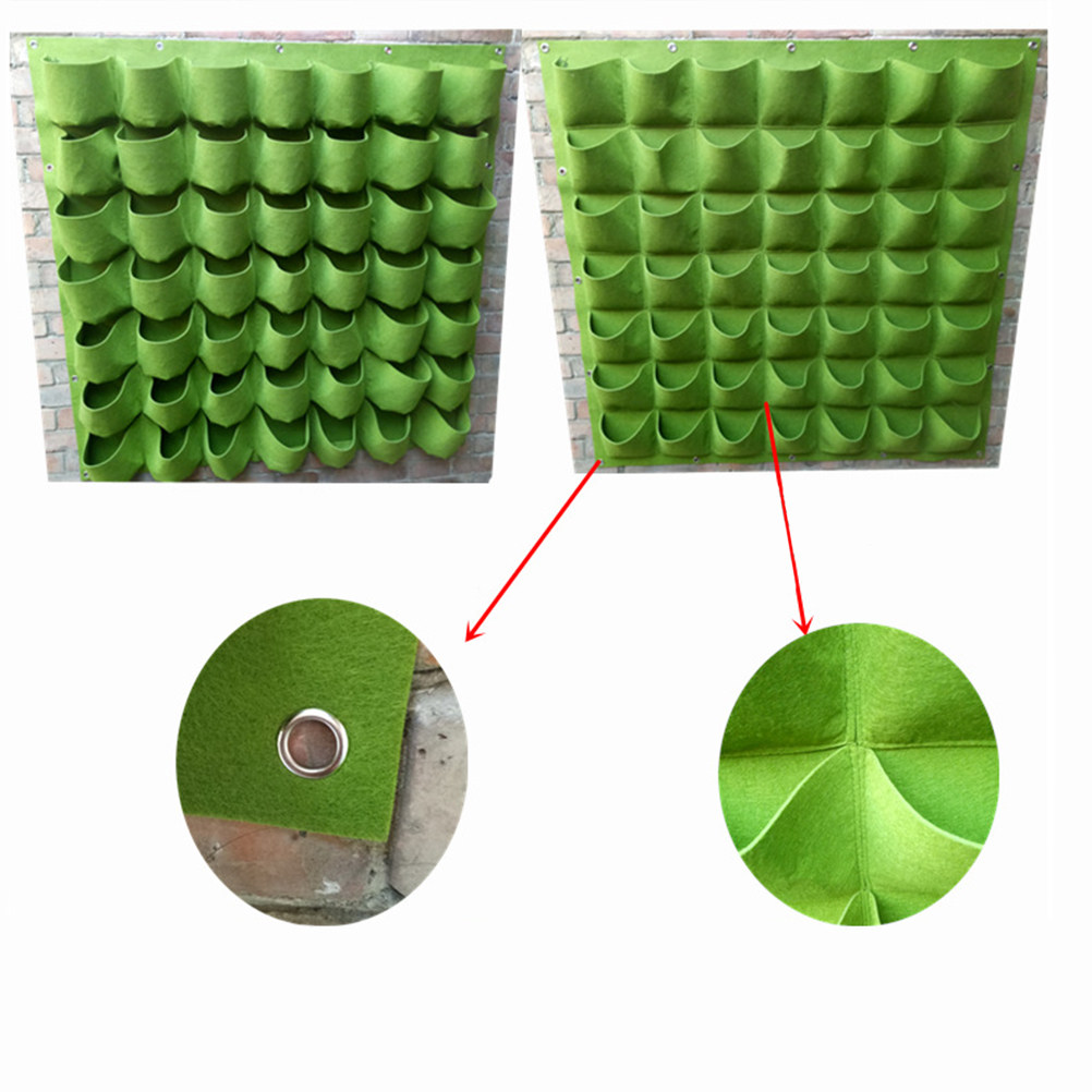 1Pcs Vertical Felt Hanging Pla - Outdoor Planting Bag 评论和价格