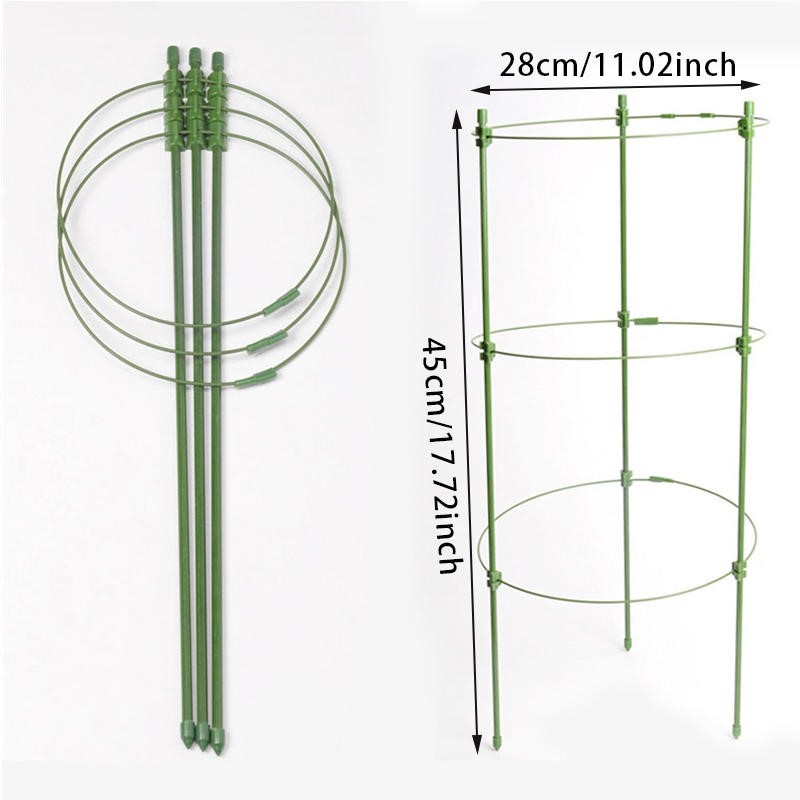 1/3/9 Pcs/set 3 Layers Plant S - Plant Support Stake 评论和价格