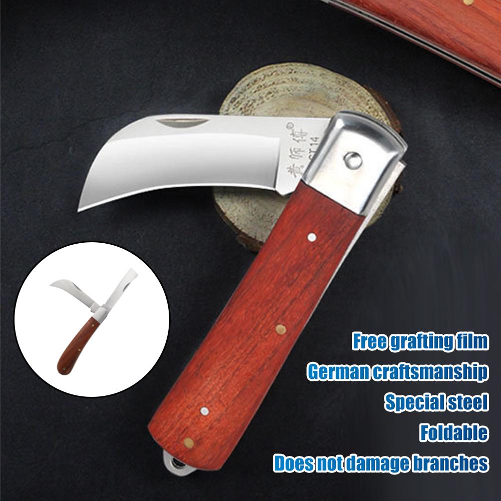Folding Grafting Knife With Wo - Harvest Knife Garden 评论和价格