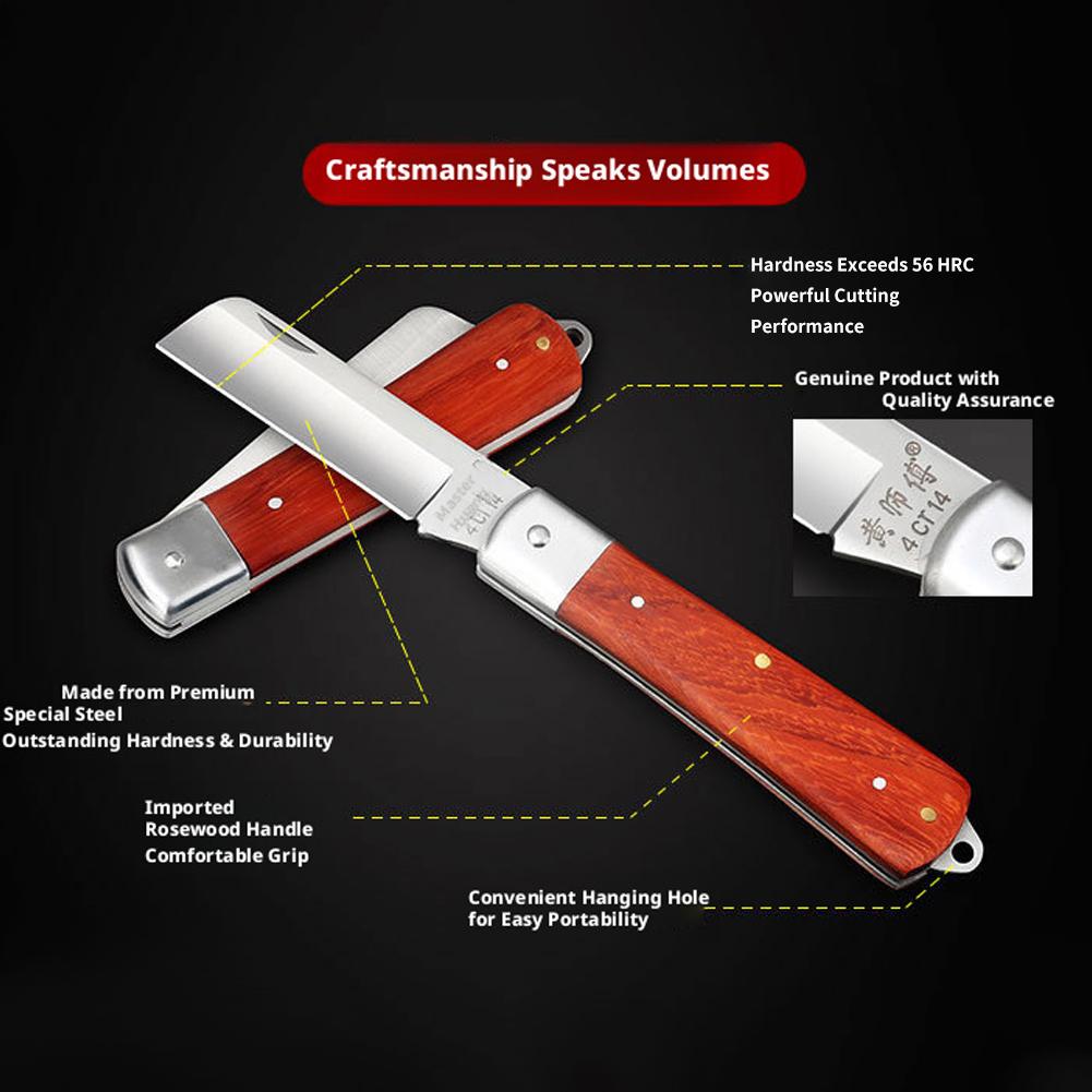Folding Grafting Knife With Wo - Harvest Knife Garden 评论和价格