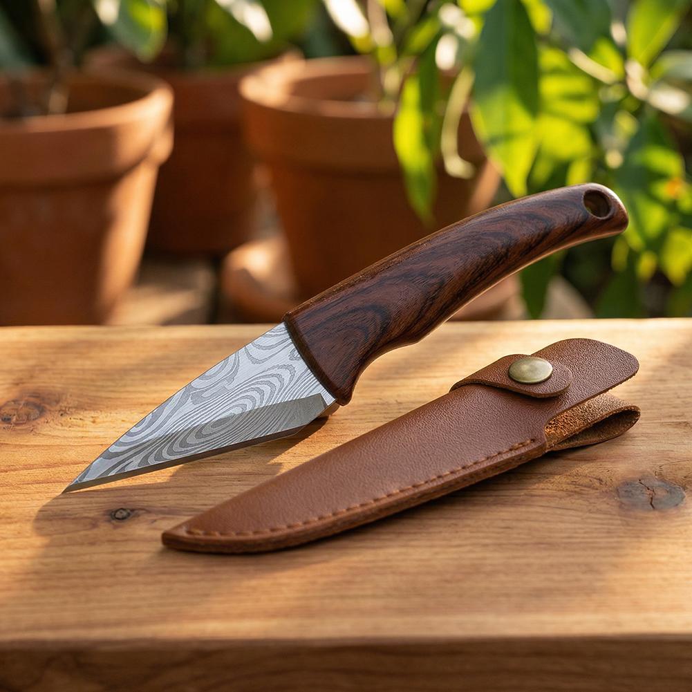 Wooden Handle Grafting Knife w - Harvest Knife Garden 评论和价格