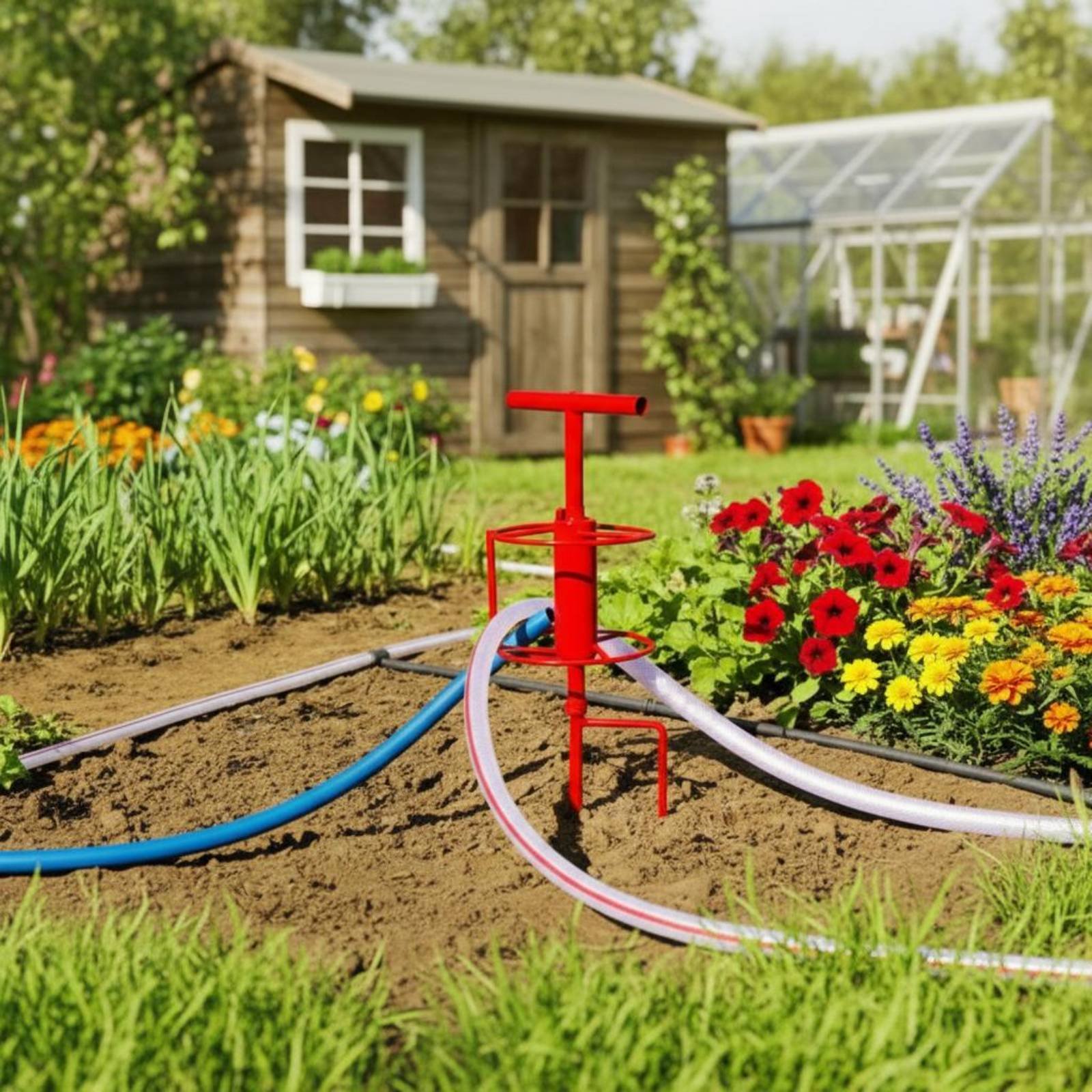 Farmland Water Pipe Turning To - Gardening Tools Guide 评论和价格