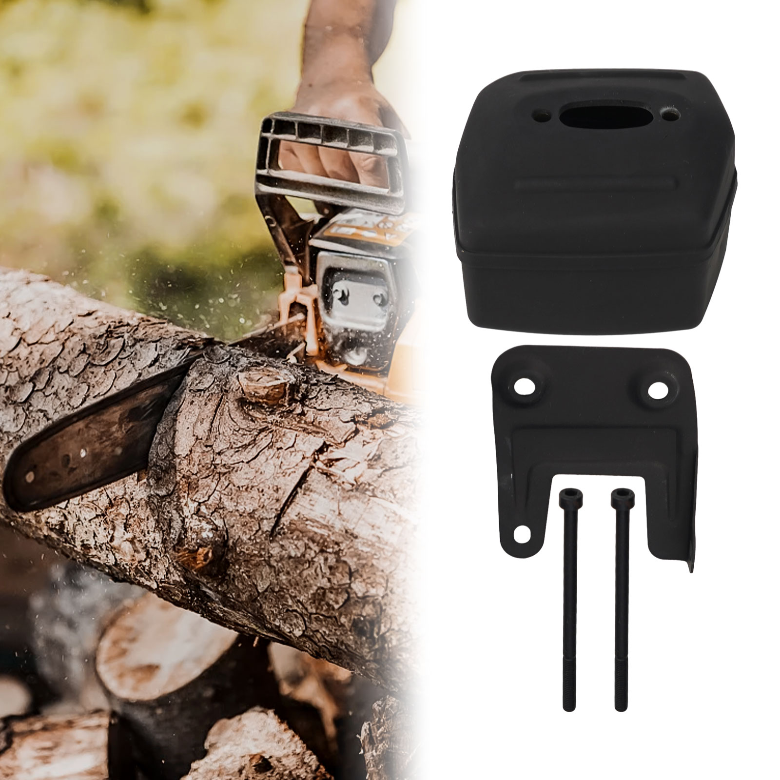 Chainsaw Exhaust System Muffle - Gardening Tools Required 评论和价格