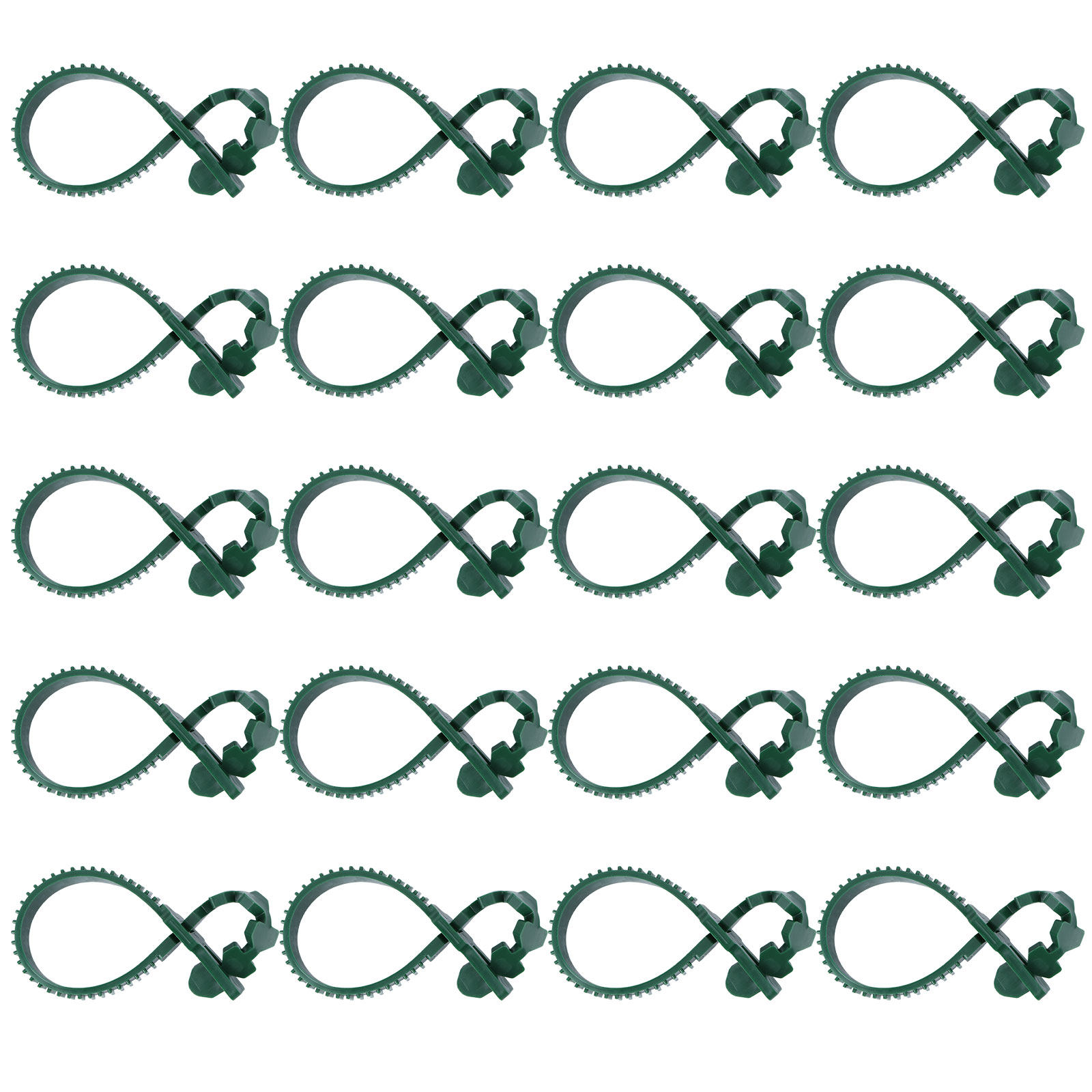 20Pcs Vine Fixing Buckle Garde - Plant Support Stake 评论和价格