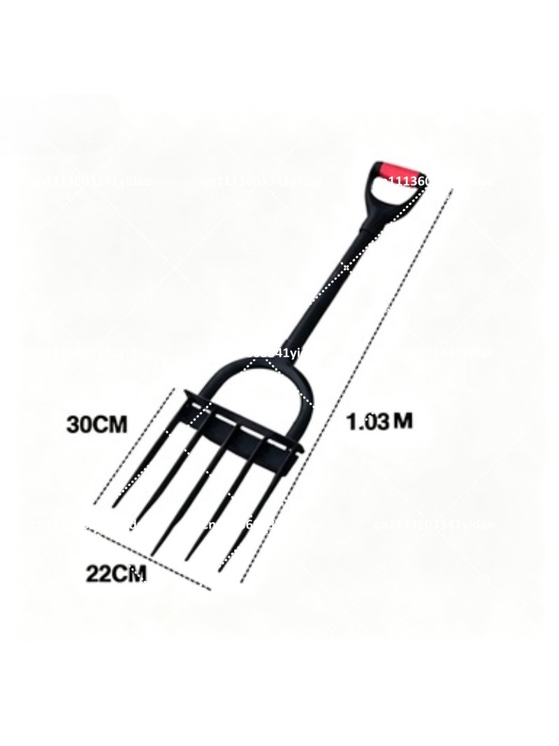 Steel Garden Fork Manual Soil  - Gardening Tools Shovel 评论和价格