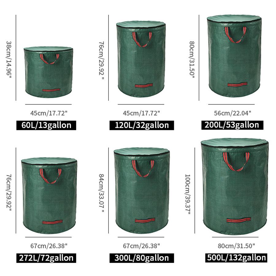 60-500L PP Garden Yard Waste B - Outdoor Planting Bag 评论和价格