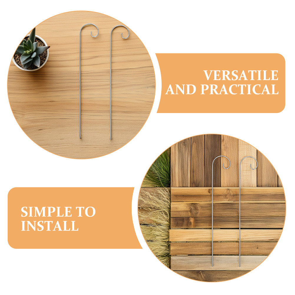 10Pcs Versatile Metal Shepherd - Plant Support Stake 评论和价格